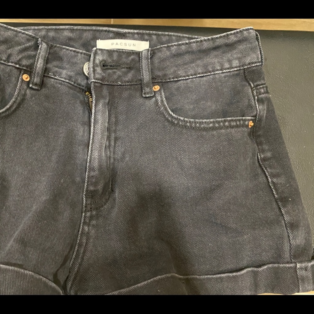 PacSun Mom Shorts (Black)